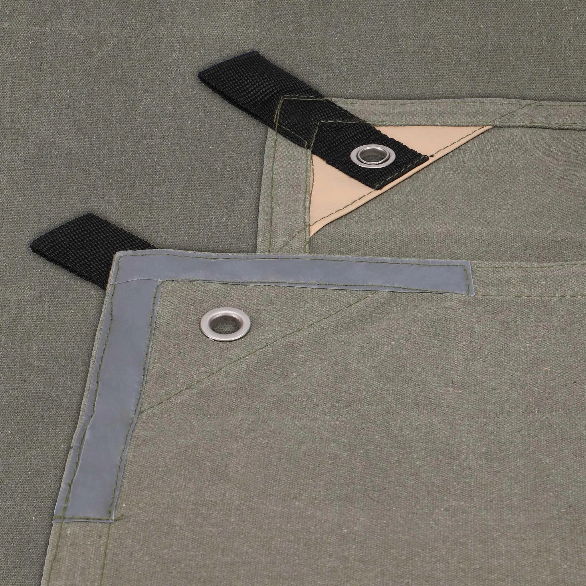 18 oz. 100% Cotton Canvas Tarp Olive