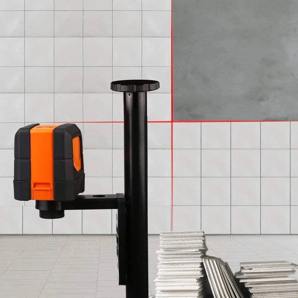 50-Foot Cross-Line Laser Level with Horizontal and Vertical Laser Alignment