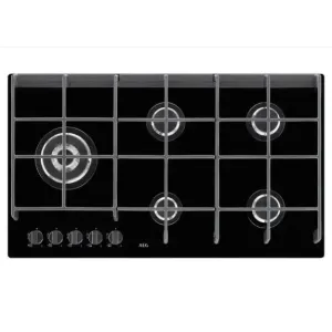 AEG 90cm 5 Burner Ceramic Glass Gas Cooktop