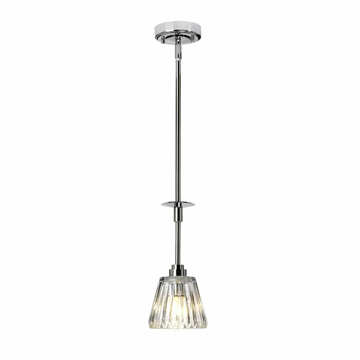 Agatha 1 Light Pendant - Polished Chrome