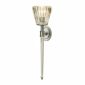 Agatha 2 Light Wall Light - Brushed Nickel