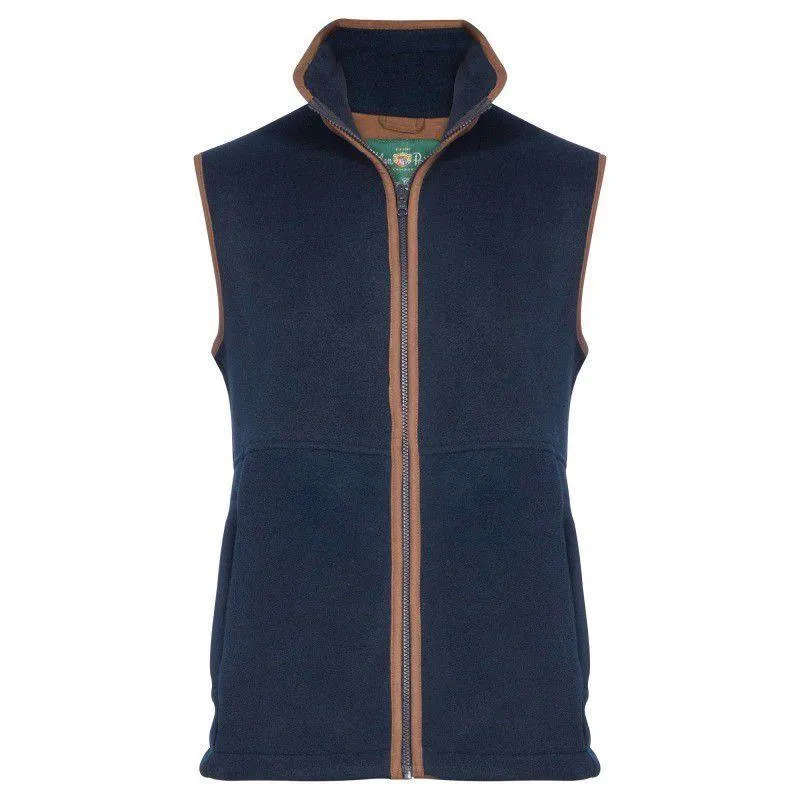 Alan Paine Aylsham Gents Fleece Waistcoat - Dark Navy