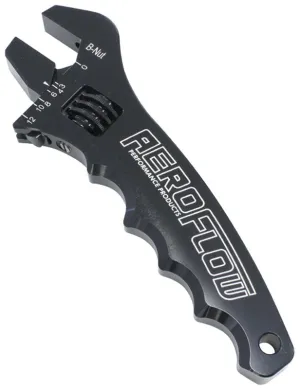 Aluminium Adjustable Grip Spanner - Black AF98-2003BLK