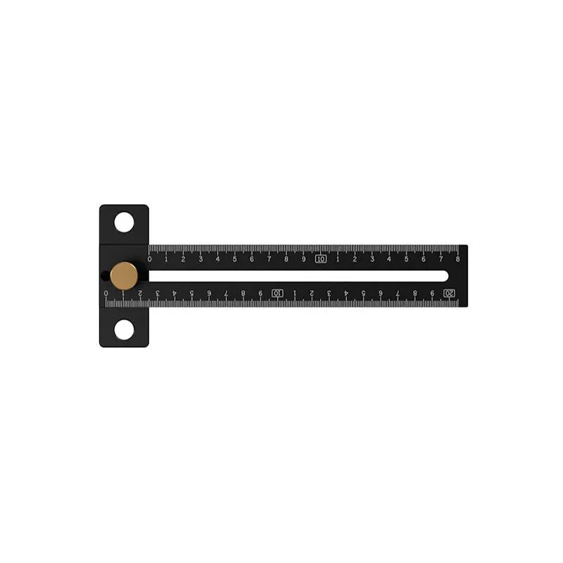 Aluminum Alloy Limit Block Ruler Scribing Tool for Woodworking