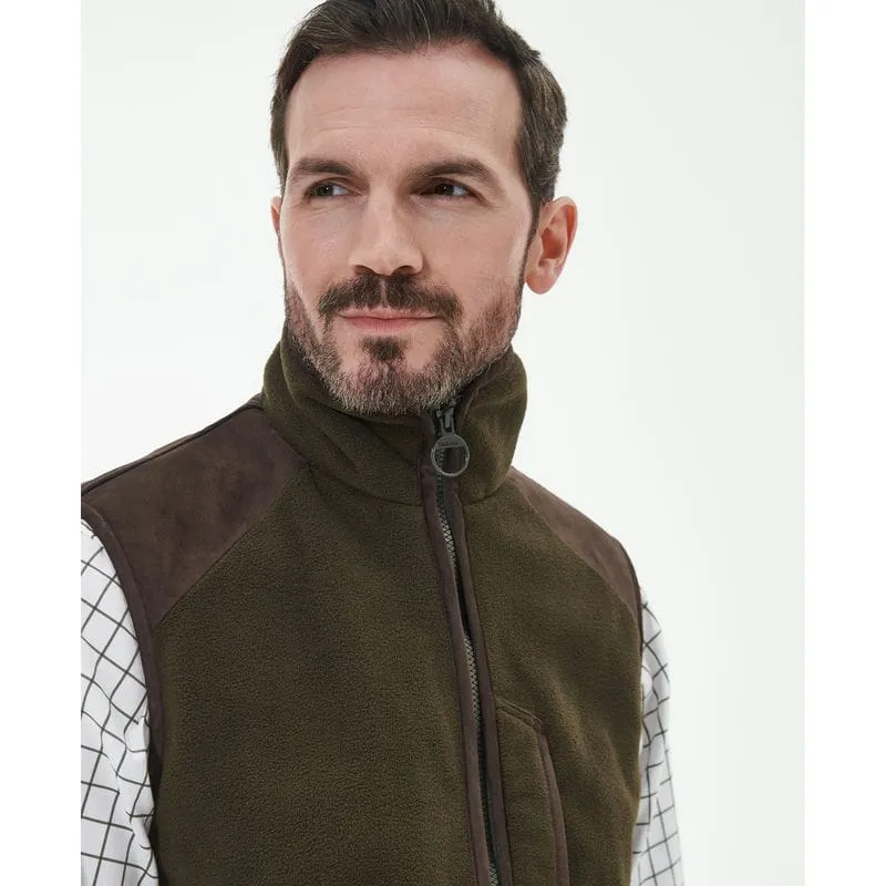 Barbour Active Mens Fleece Gilet - Olive