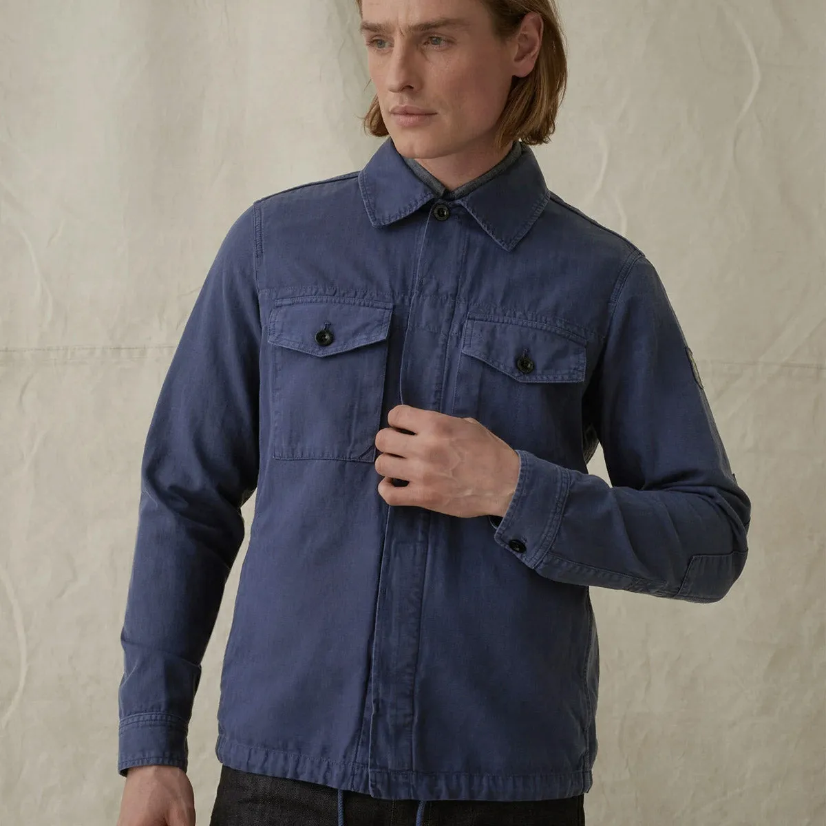 Belstaff - Recon Twill Overshirt in Deep Indigo