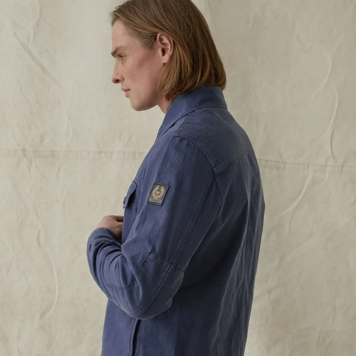 Belstaff - Recon Twill Overshirt in Deep Indigo