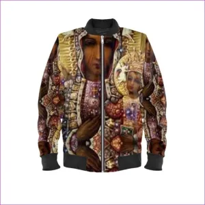 Black Madonna Premium Mens Bomber Jacket