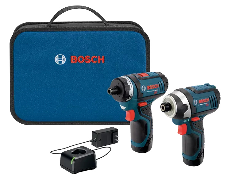 BOSCH 12V MAX 2-Tool Combo Kit w/ 2-Speed Pocket Driver & Impact Driver