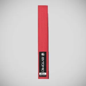 Bytomic Solid Colour Martial Arts Belt Red