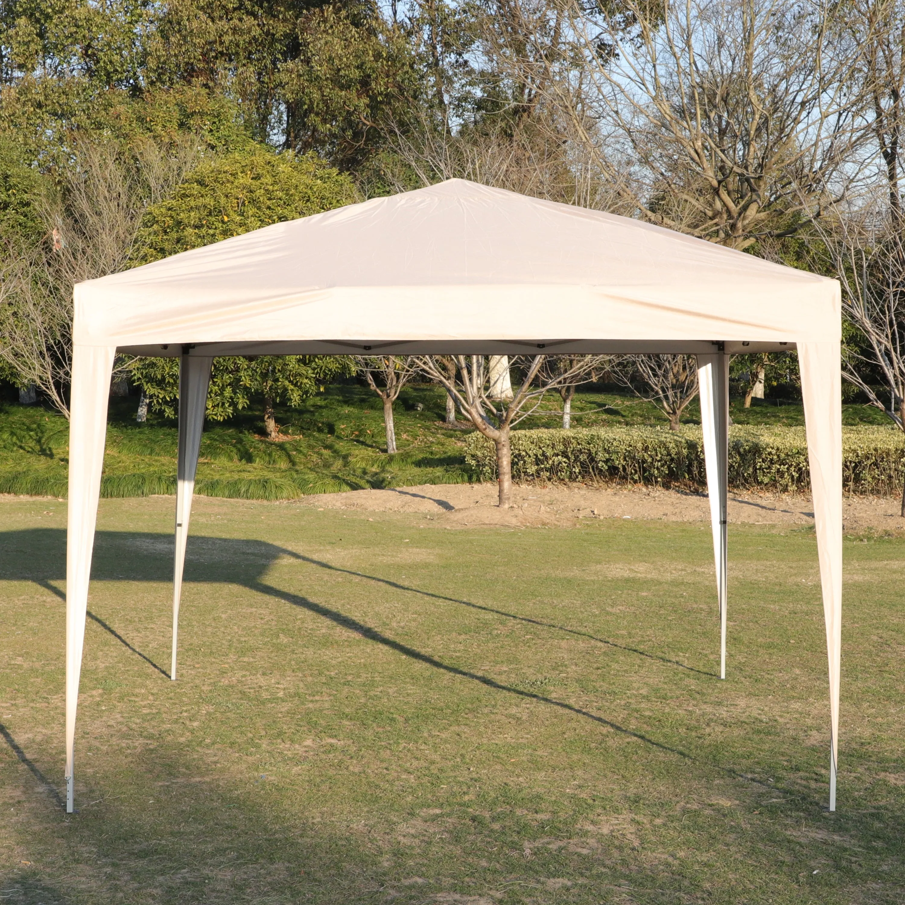 Cami 10 x 10 ft Outdoor Patio Gazebo Canopy Tent - Beige