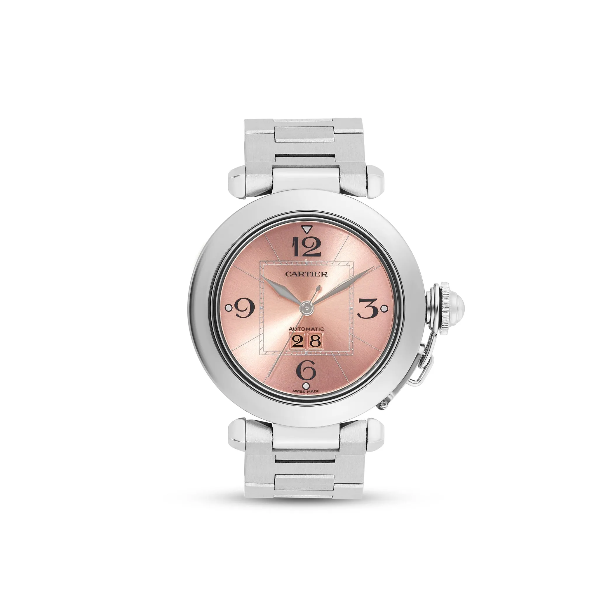 Cartier Miss Pasha Pink Dial Ladies Watch