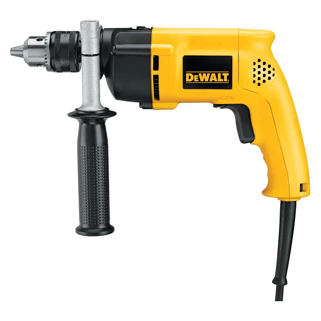 DeWalt 1/2" VSR Single Speed Hammer Drill