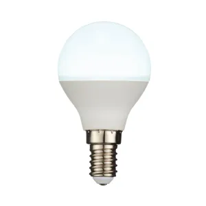 E14 Daylight White LED Golf Ball Light Bulb 5W