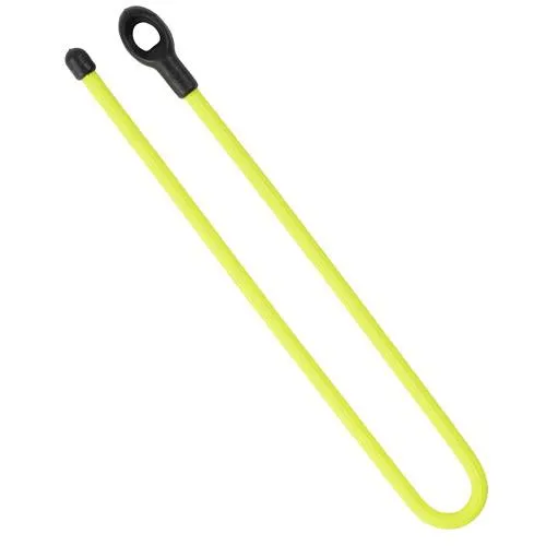 Gear Tie Loopable Twist Tie 12" - Neon Yellow, 2 Pack