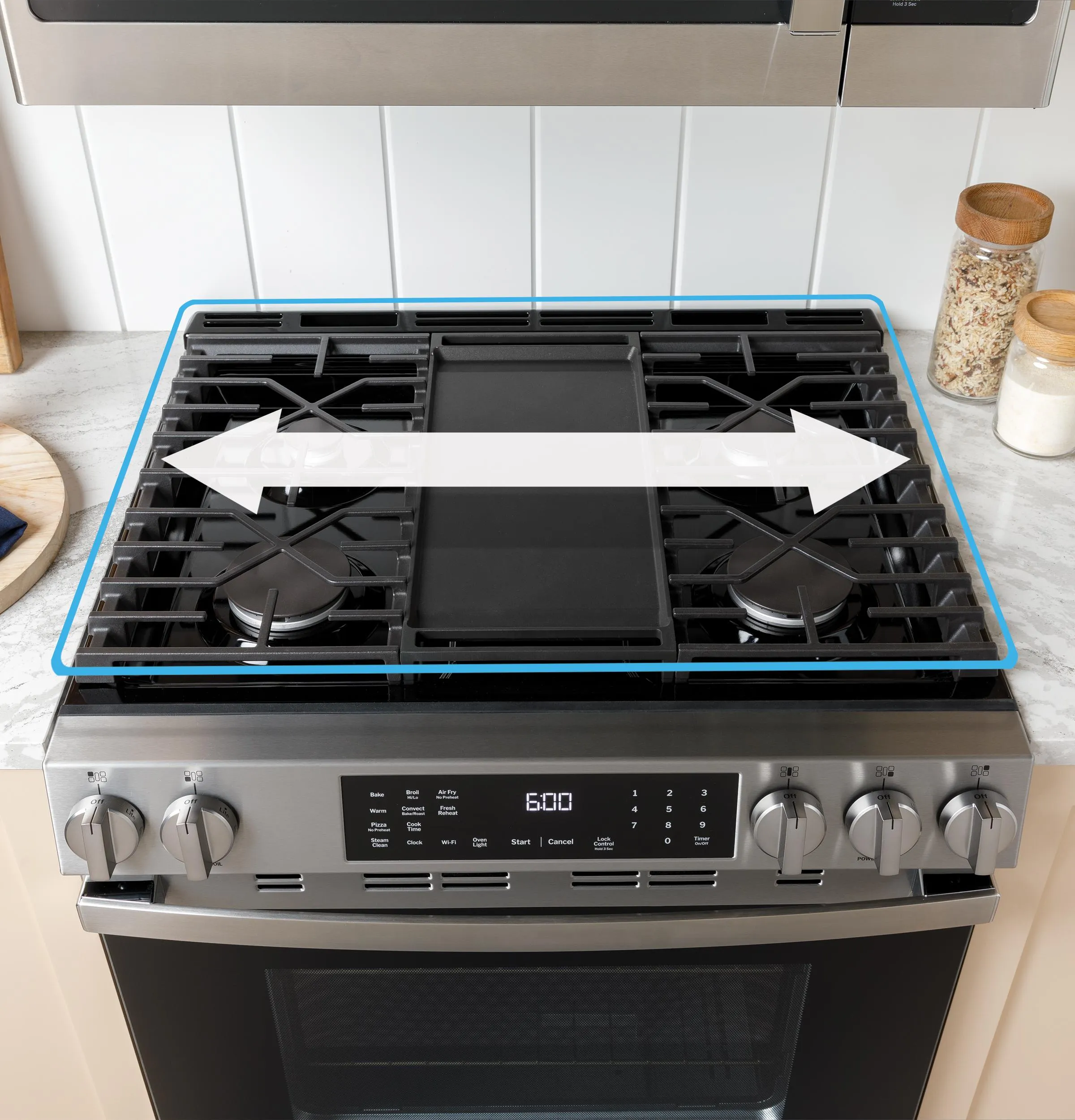 GGF500PVES GE® 30" Free-Standing Gas Range with Crisp Mode