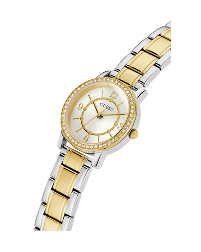 GUESS Ladies Silver Tone/Gold Tone Analog Watch - Model GW0468L4