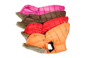 Hooded Parka, Pink, Red, Orange, Brown - Aspen Collection