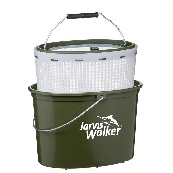 Jarvis Walker  Bait Bucket with Bonus 2 Speed Multi Powered Aerator