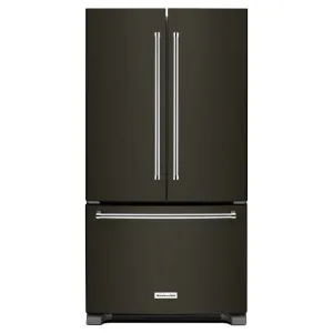 KitchenAid 25 Cu. Ft. 36-Width Standard Depth French Door Refrigerator with Interior Dispense