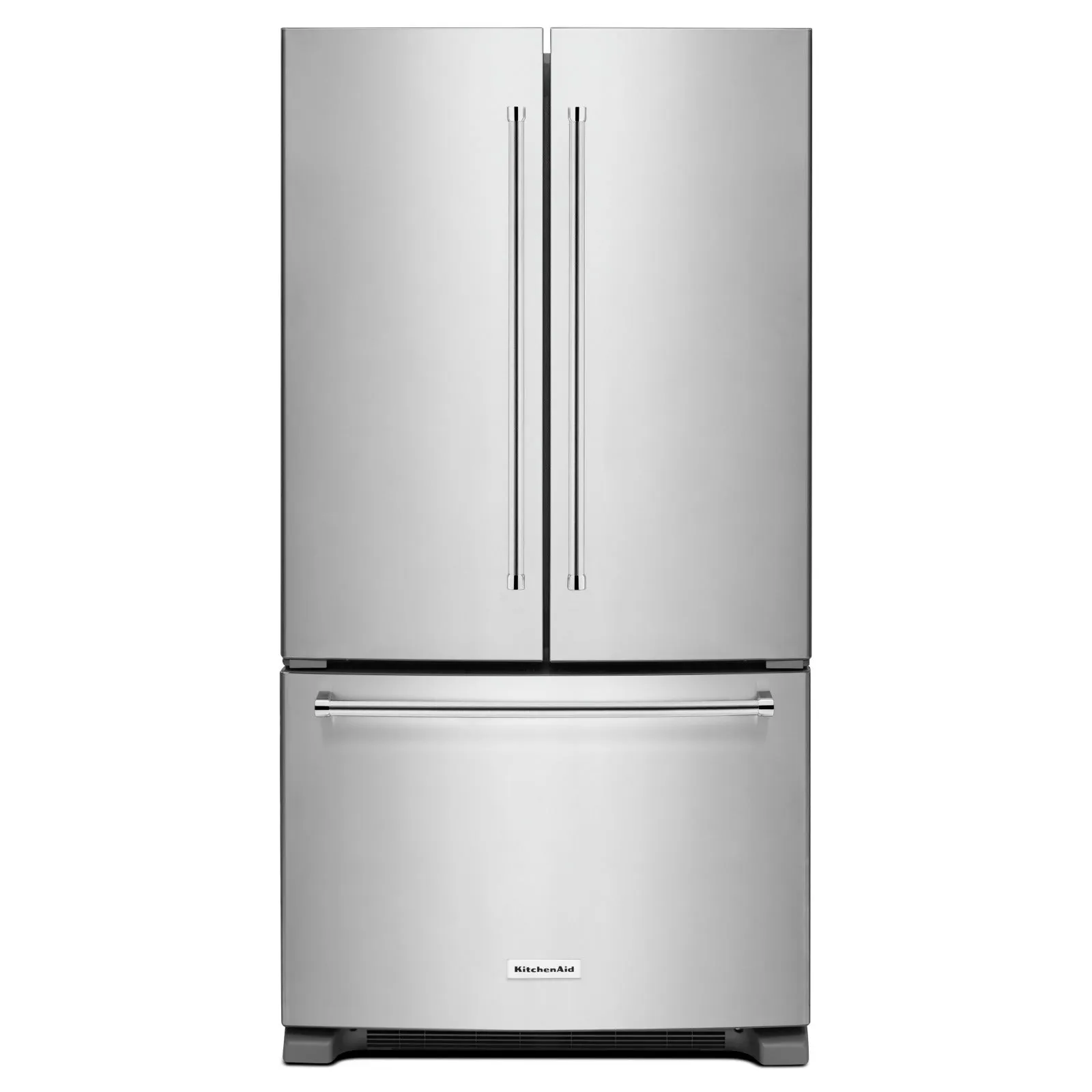 KitchenAid 25 cu.ft. 36-Width Standard Depth French Door Refrigerator with Interior Dispense