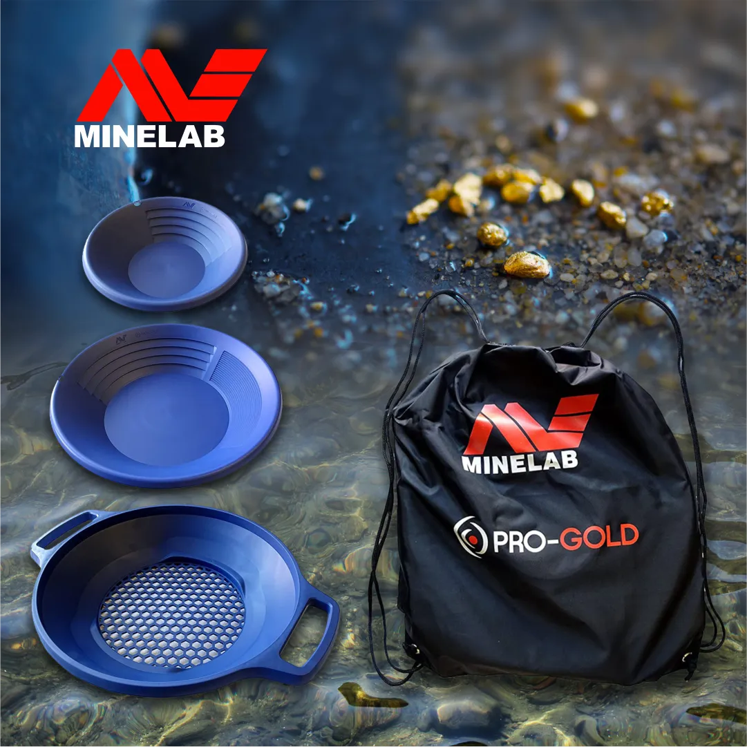 Minelab PRO-Gold Gold Panning Kit 2 Gold Pans, Classifier and More (3011-0325)