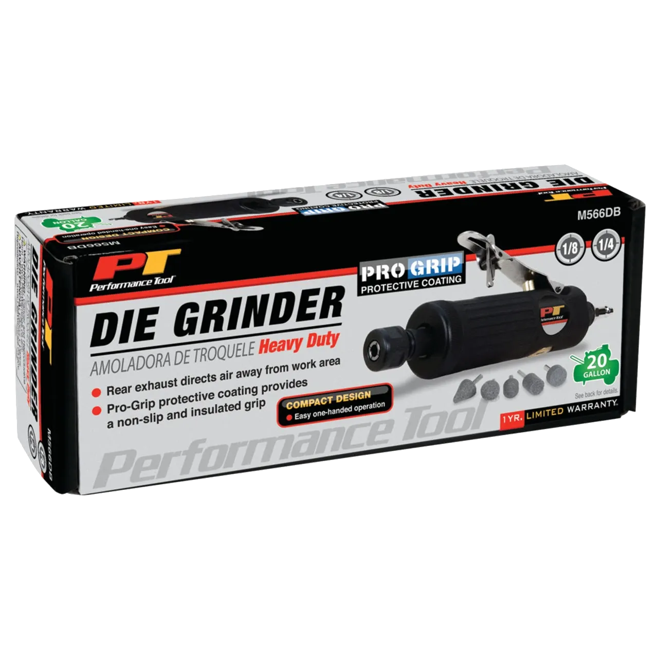 Performance Tool 1/4" HD Die Grinder