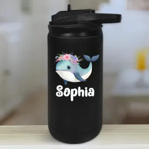 Personalized Kids Water Bottle Tumblers - Animals Under The Sea