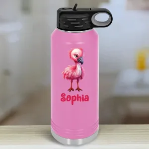 Personalized Kids Water Bottle Tumblers - Baby Birds