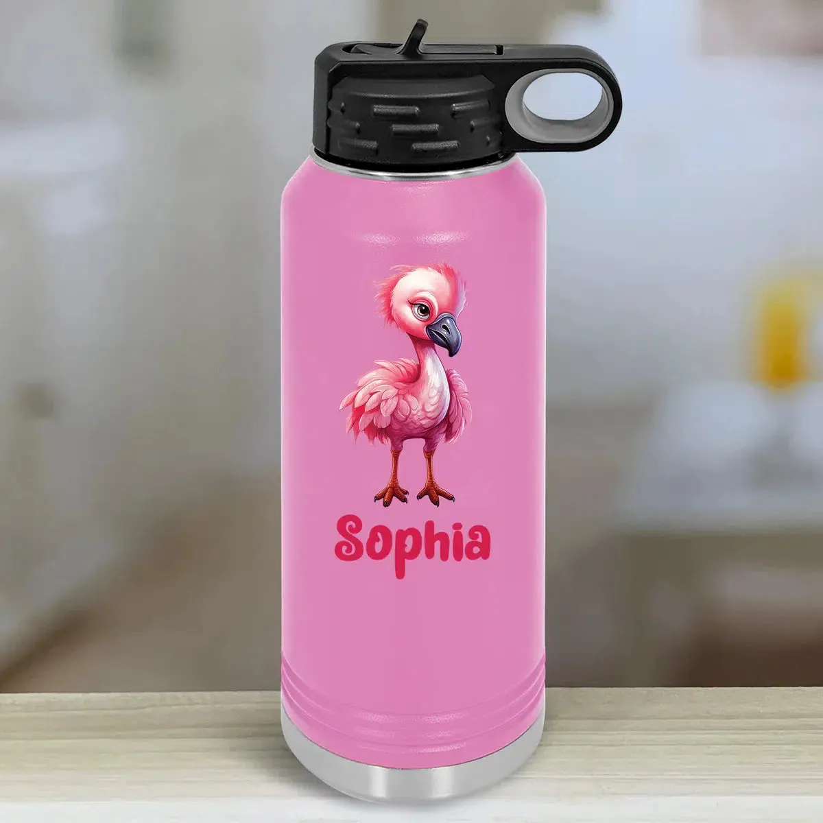 Personalized Kids Water Bottle Tumblers - Baby Birds