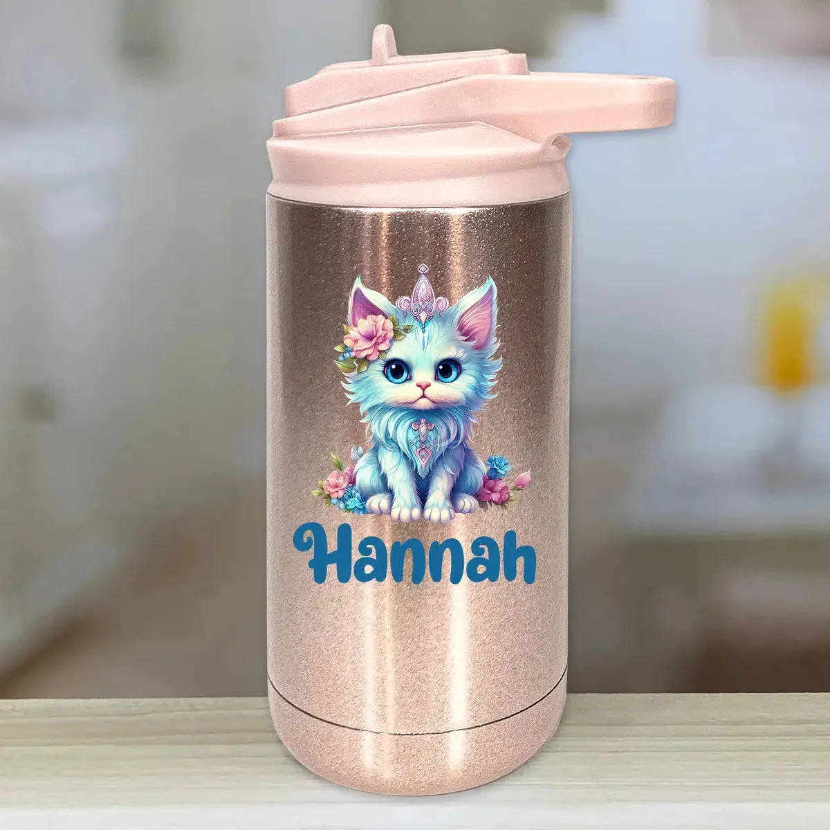 Personalized Kids Water Bottle Tumblers - Fairy