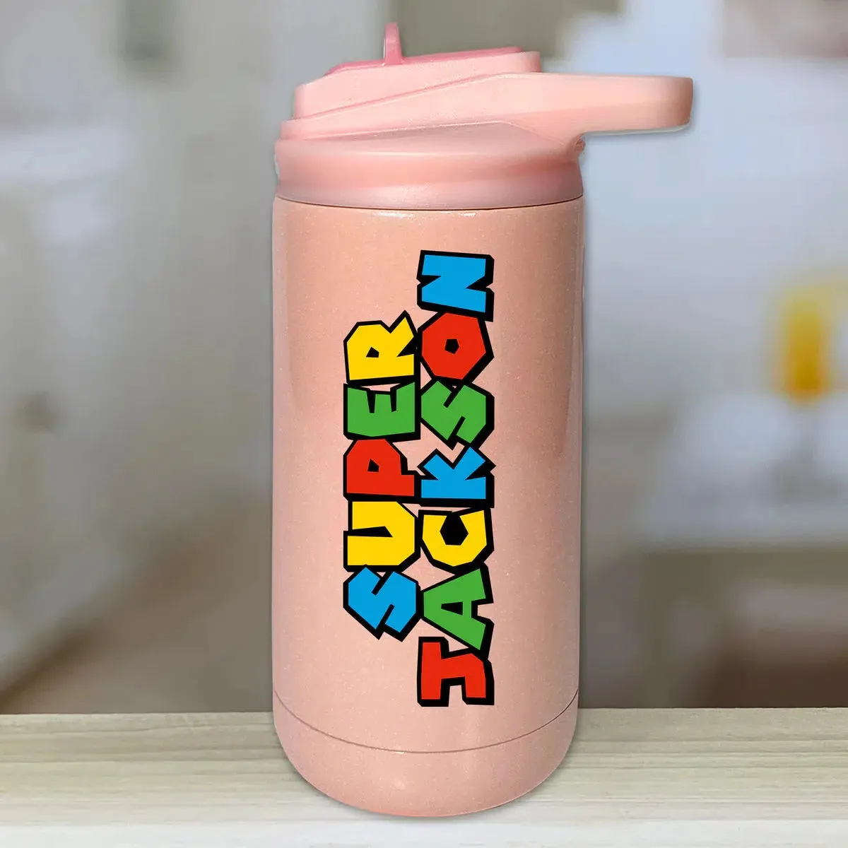 Personalized Water Bottle Tumblers - Super Kids