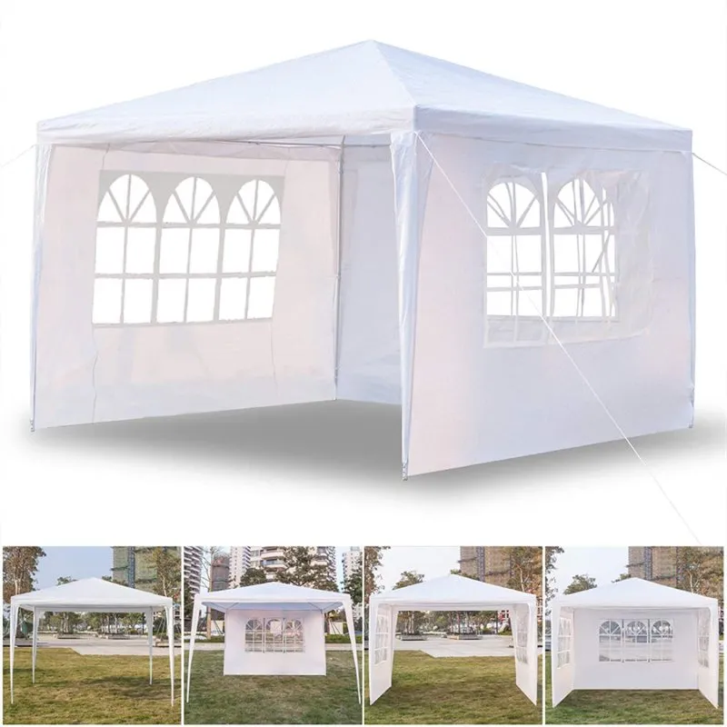 Portable 10'x 10' Wall Canopy Gazebo