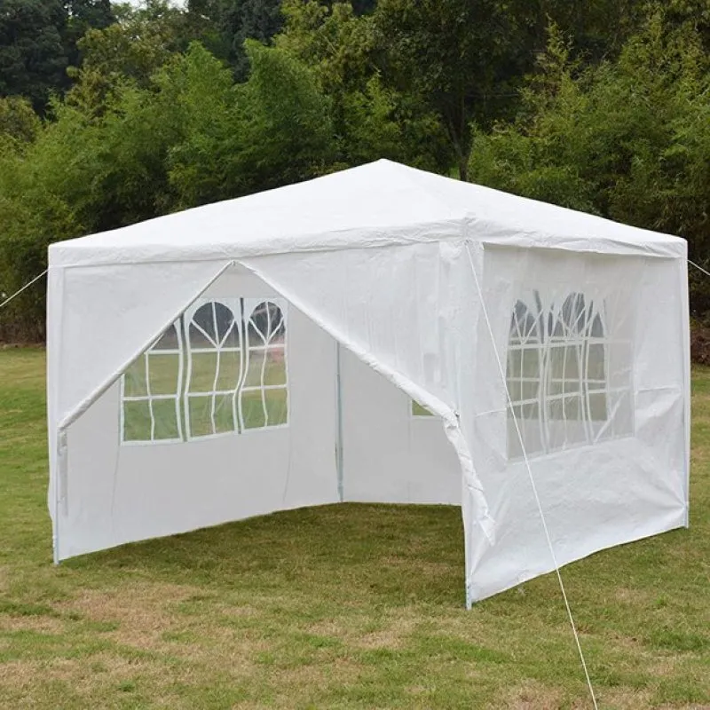 Portable 10'x 10' Wall Canopy Gazebo