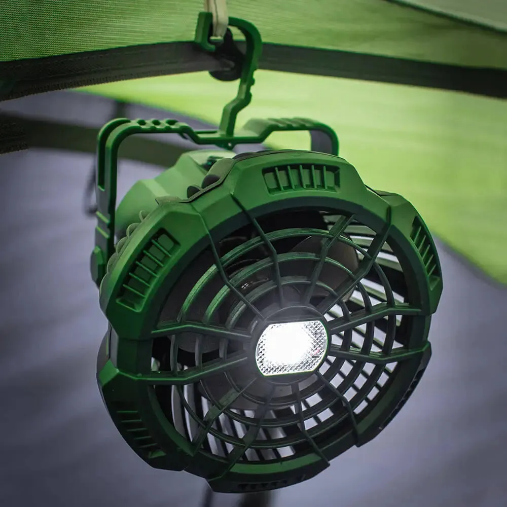 "EcoBreeze" Rechargeable Camping Fan