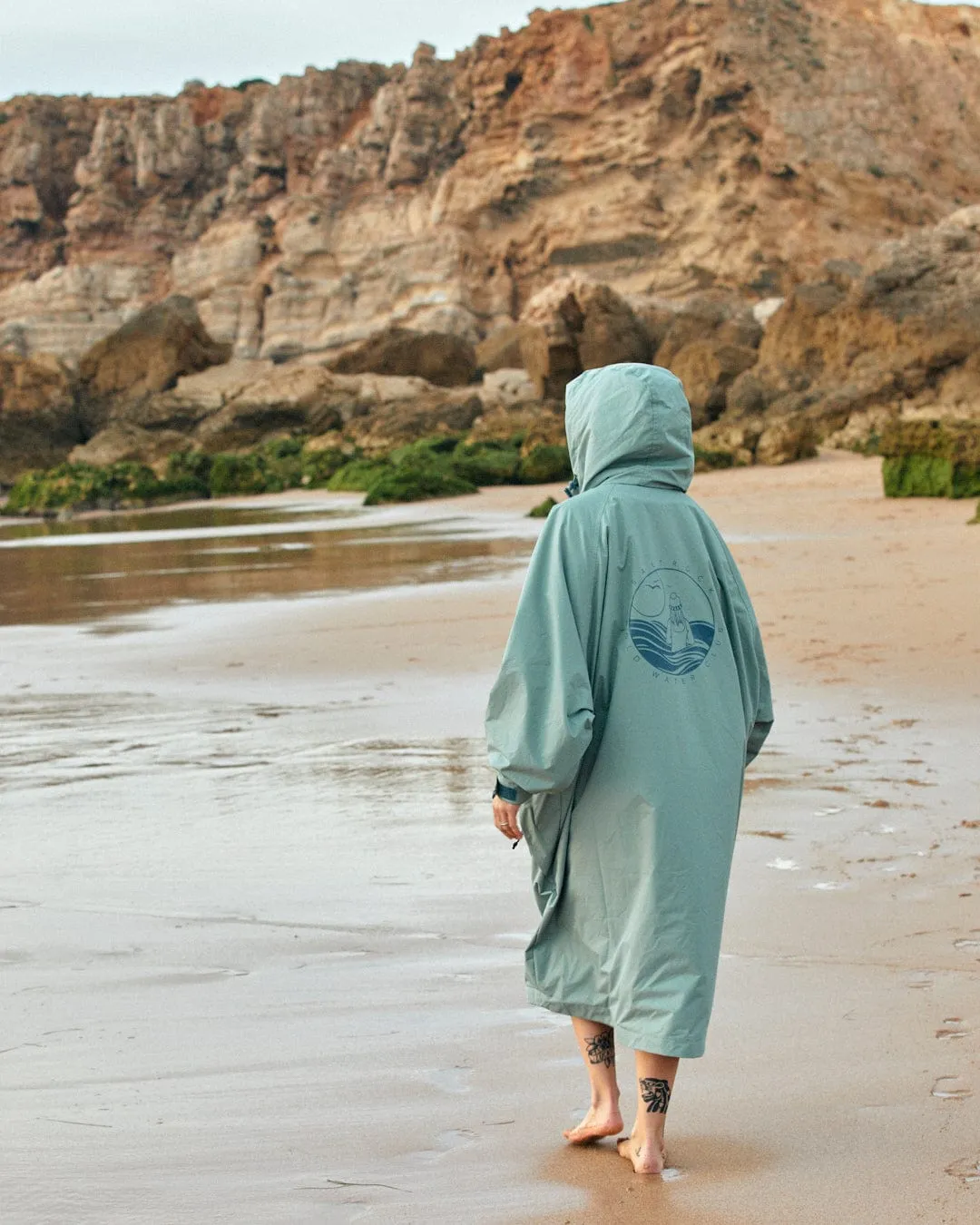 Recycled Changing Robe - Light Green