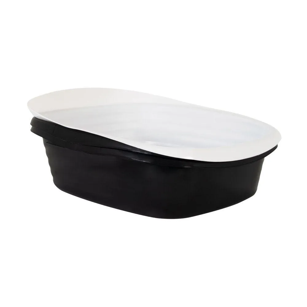 Sifting Cat Litter Box Black