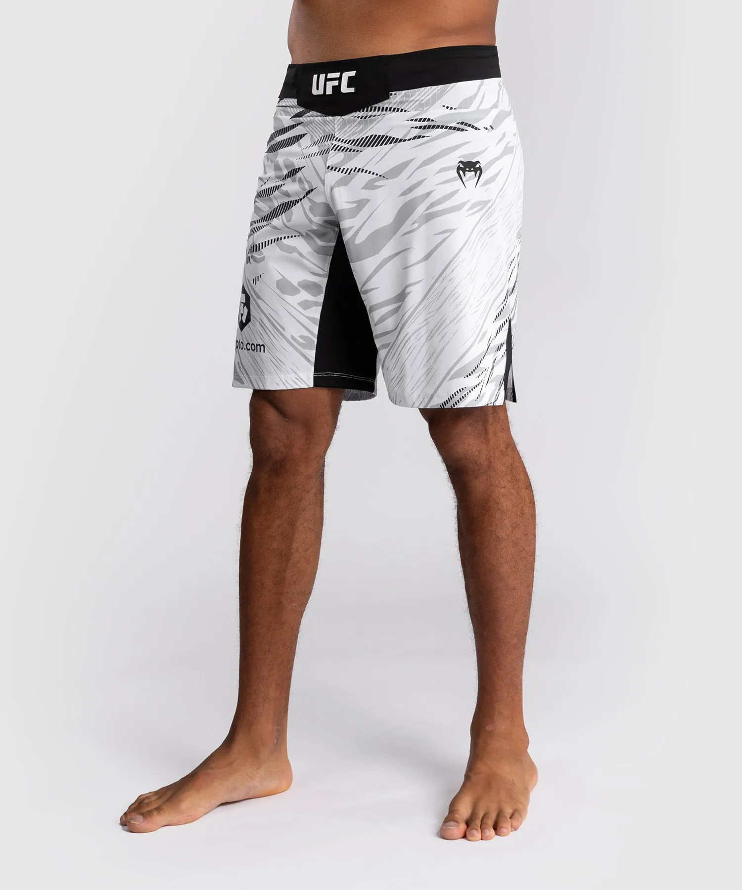 UFC Fusion by Venum Authentic Fight Night Men’s Fight Short - Long Fit - White