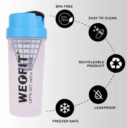 WErFIT Shaker Bottles For Protein Shake Gym Sipper Bottle for Men, Women, Boys, Girls 700 ml Shaker